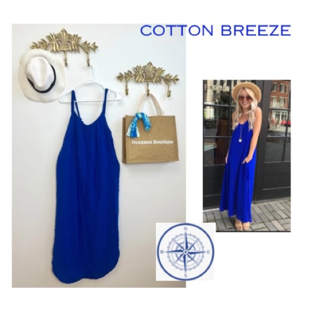 Women’s Royal Blue Maxi Dress